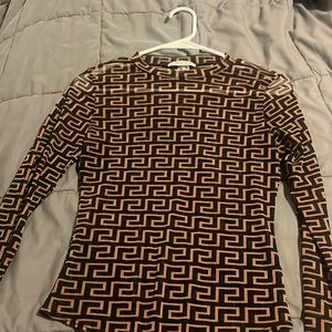 Mesh leotard , size large